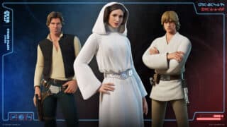 要塞英雄《Fortnite》 x 星際大戰《Star Wars》 銀河激戰登場：原力、星際戰機、經典角色一次到位！