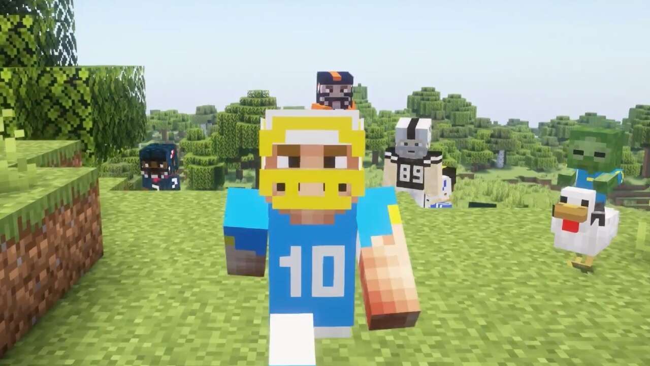 電玩人出頭！NFL 球隊洛杉磯閃電隊繼《模擬市民 2》後再出招，用《當個創世神》公布新賽季賽程表