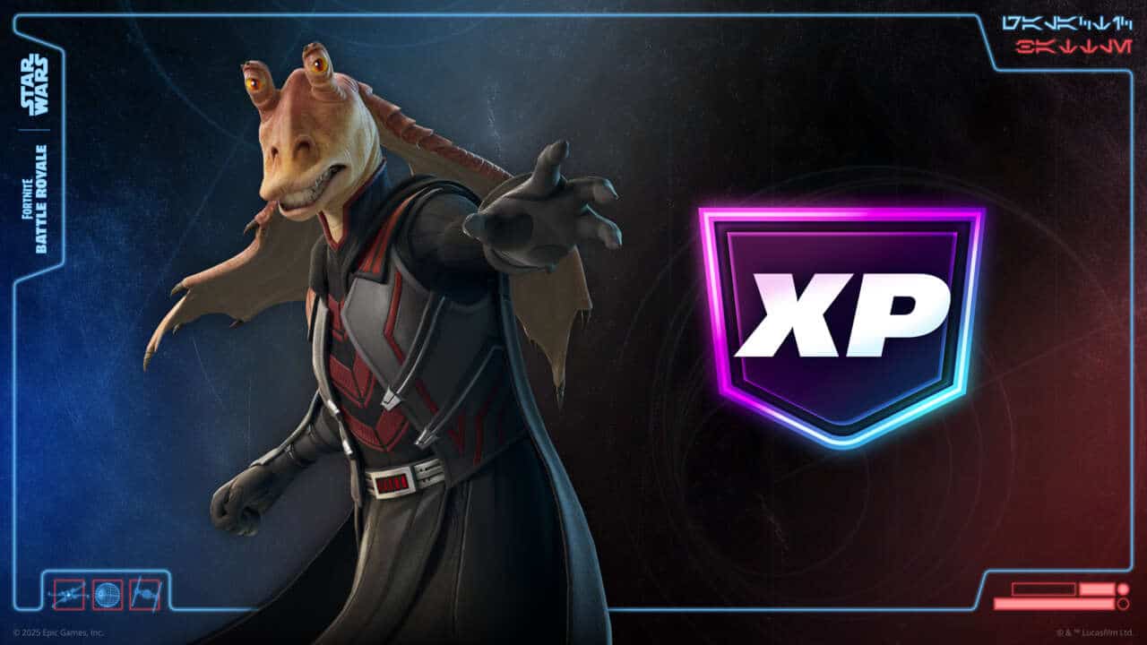 要塞英雄(Fortnite) 的 Darth Jar Jar 外觀，入手前得先「農」一波經驗值