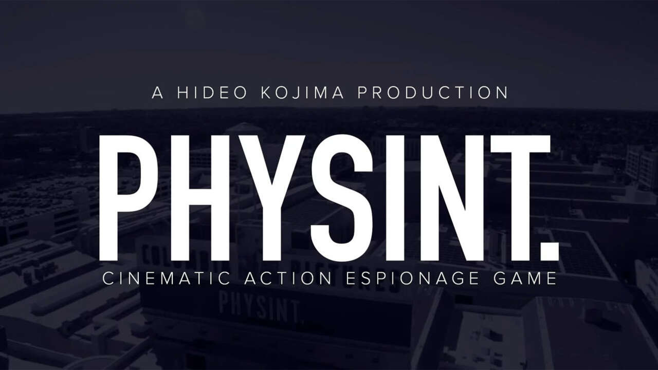 小島秀夫親曝《Physint》回歸諜報類型源頭 靈感竟來自個人健康危機與粉絲心聲