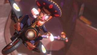 Waluigi 在瑪利歐賽車世界(Mario Kart World)中以超奇葩方式擊打磚塊，笑翻一票玩家！