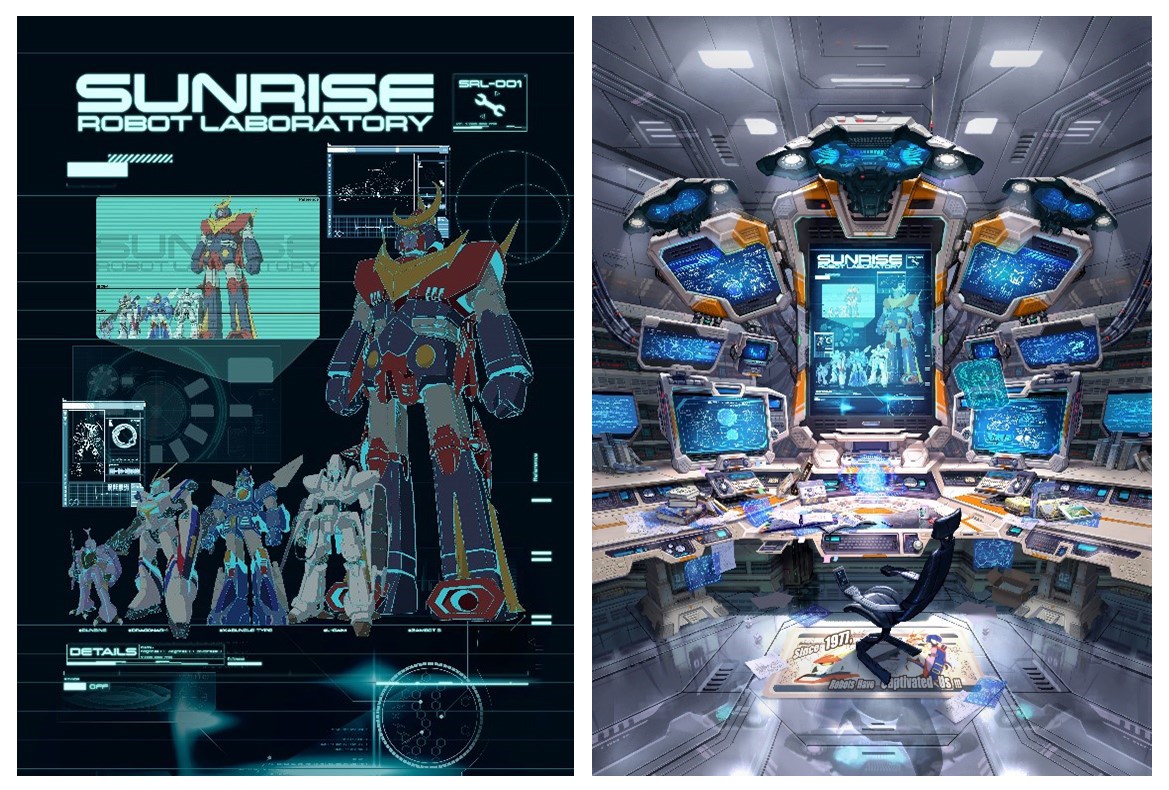 經典機體集結！萬代南夢宮影像製作攜手「日昇機器人研究所」 7/12 起於 Sunrise World 舉辦聯名特展